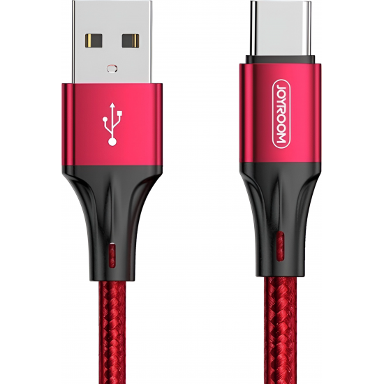 Cable Charger Mobile Joyroom Fast Usb To Micro Usb S-1230N6 1.2M Red